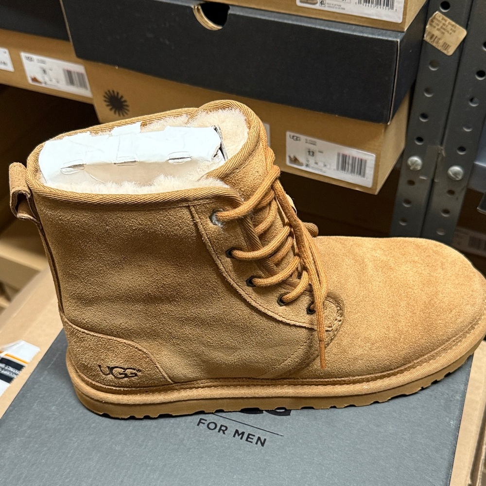 UGG Men's Harkley Chestnut Suede Boots